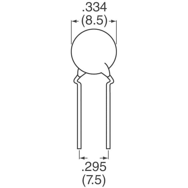 S471K33Y5PR63K7R Vishay Beyschlag/Draloric/BC Components  Condensateurs en céramique